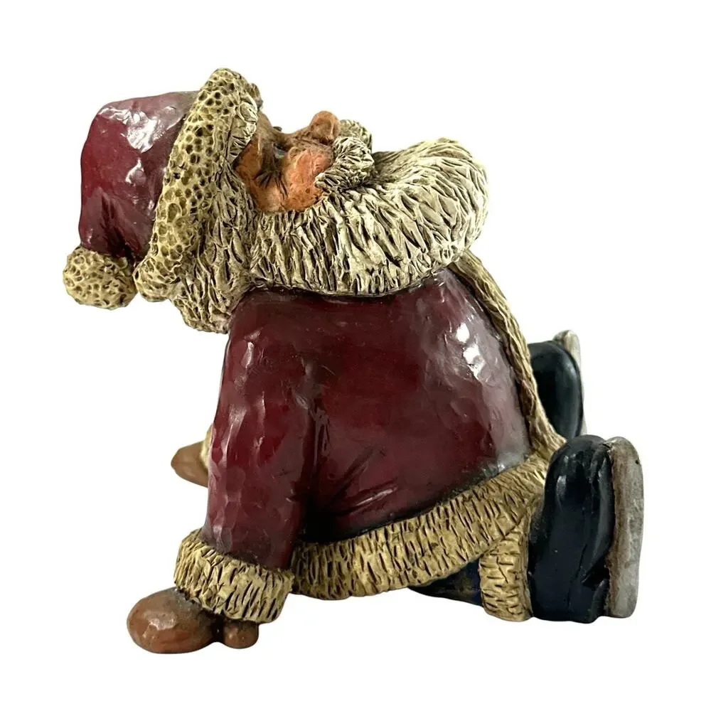 Janco Studio Bert Anderson Seated Santa Resin Figurine Christmas Decor 1999 4”